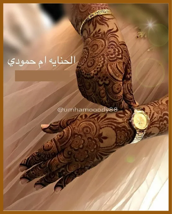 Stylish Back Hand Mehndi Style From Arabic Tradition